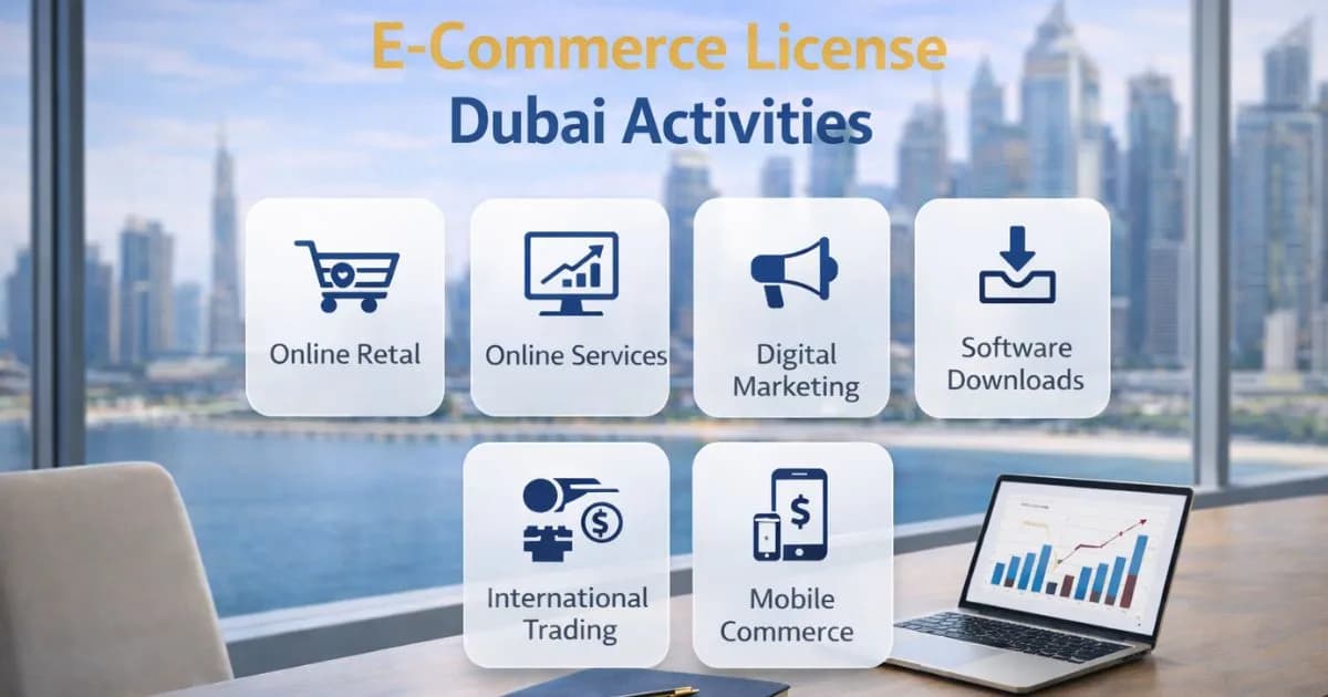 E Commerce License Dubai Activities