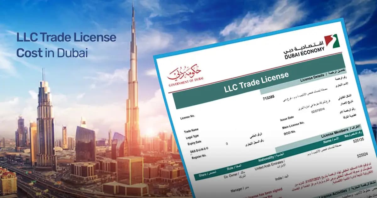LLC Trade License Cost in Dubai: Mainland vs Free Zone Setup Fees 2026
