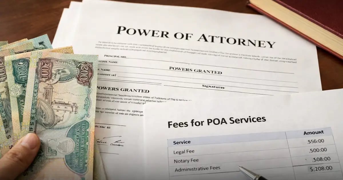 Power of Attorney Services in UAE Fees: 2026 Cost Breakdown