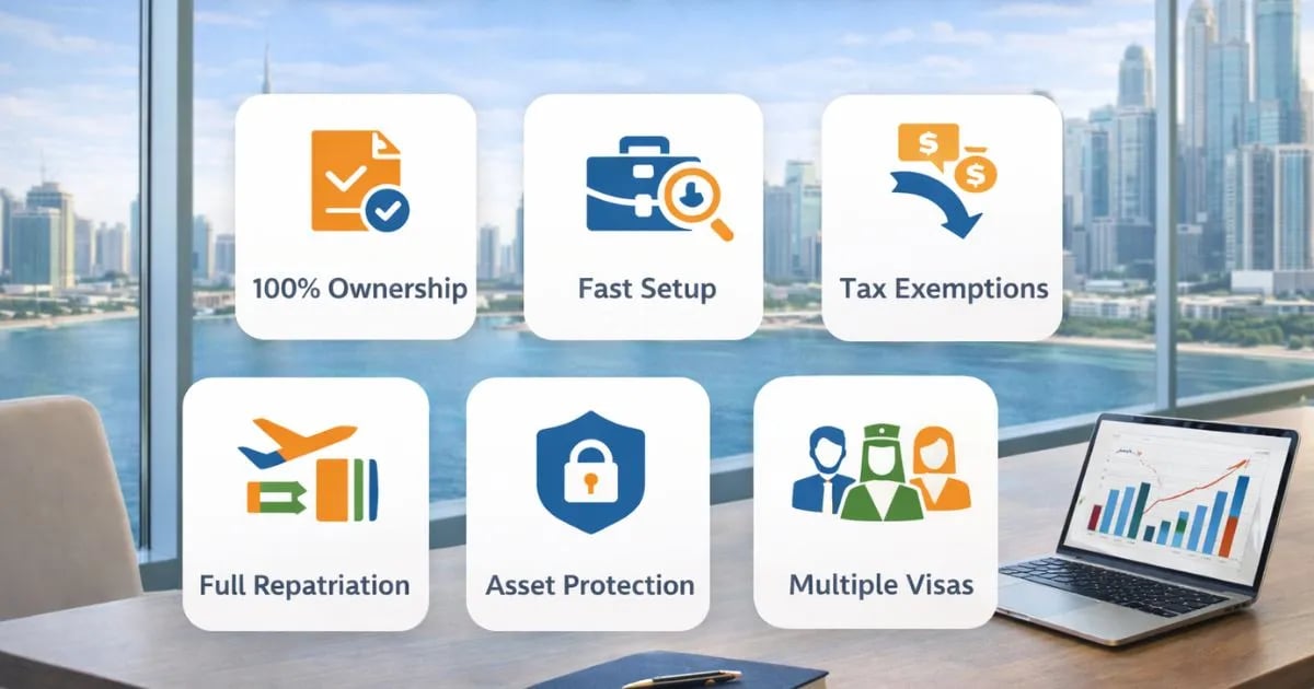 Free Zone Visa Benefits in UAE