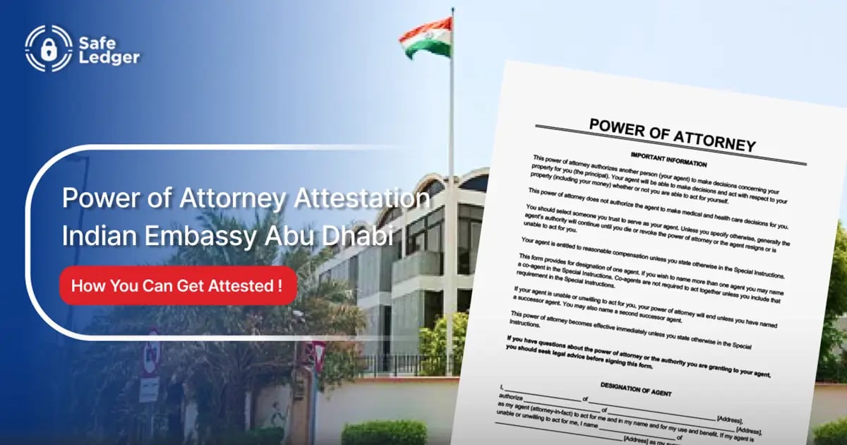 Power of Attorney Attestation at the Indian Embassy Abu Dhabi