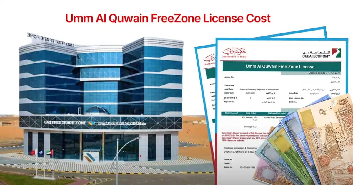 Umm Al Quwain Free Zone License Cost 2026: Complete Fees