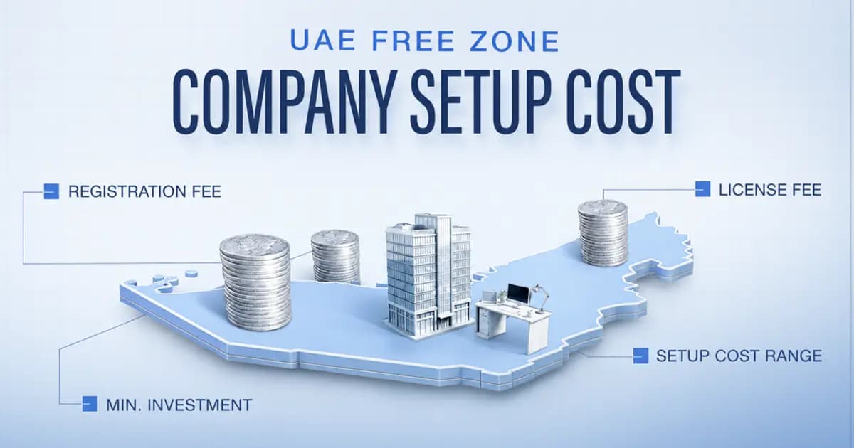 UAE Free Zone Company Setup Cost: License, Visa, and Total Investment