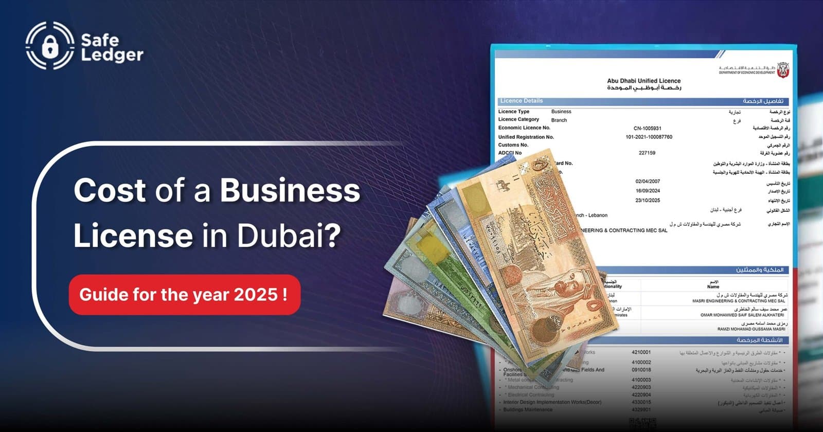 Business License Cost in Dubai: 2025 Pricing